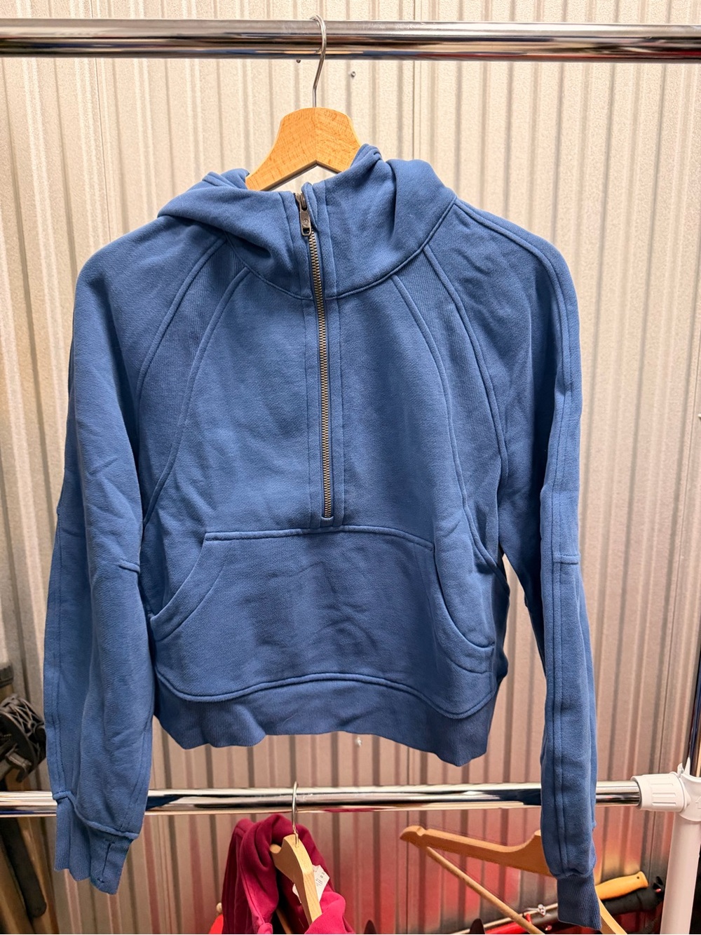 Lululemon Scuba Oversized Half-Zip Hoodie - XS/S - Pitch Blue